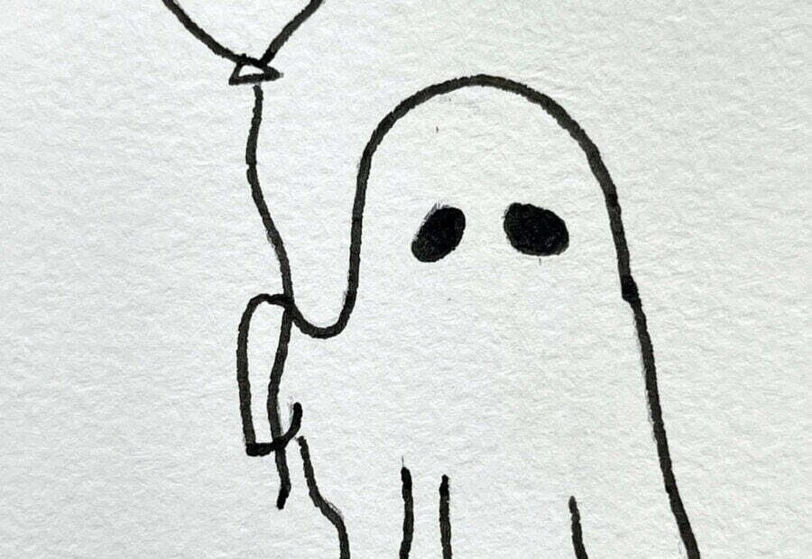 How To Draw Adorable Ghosts Color Made Happy