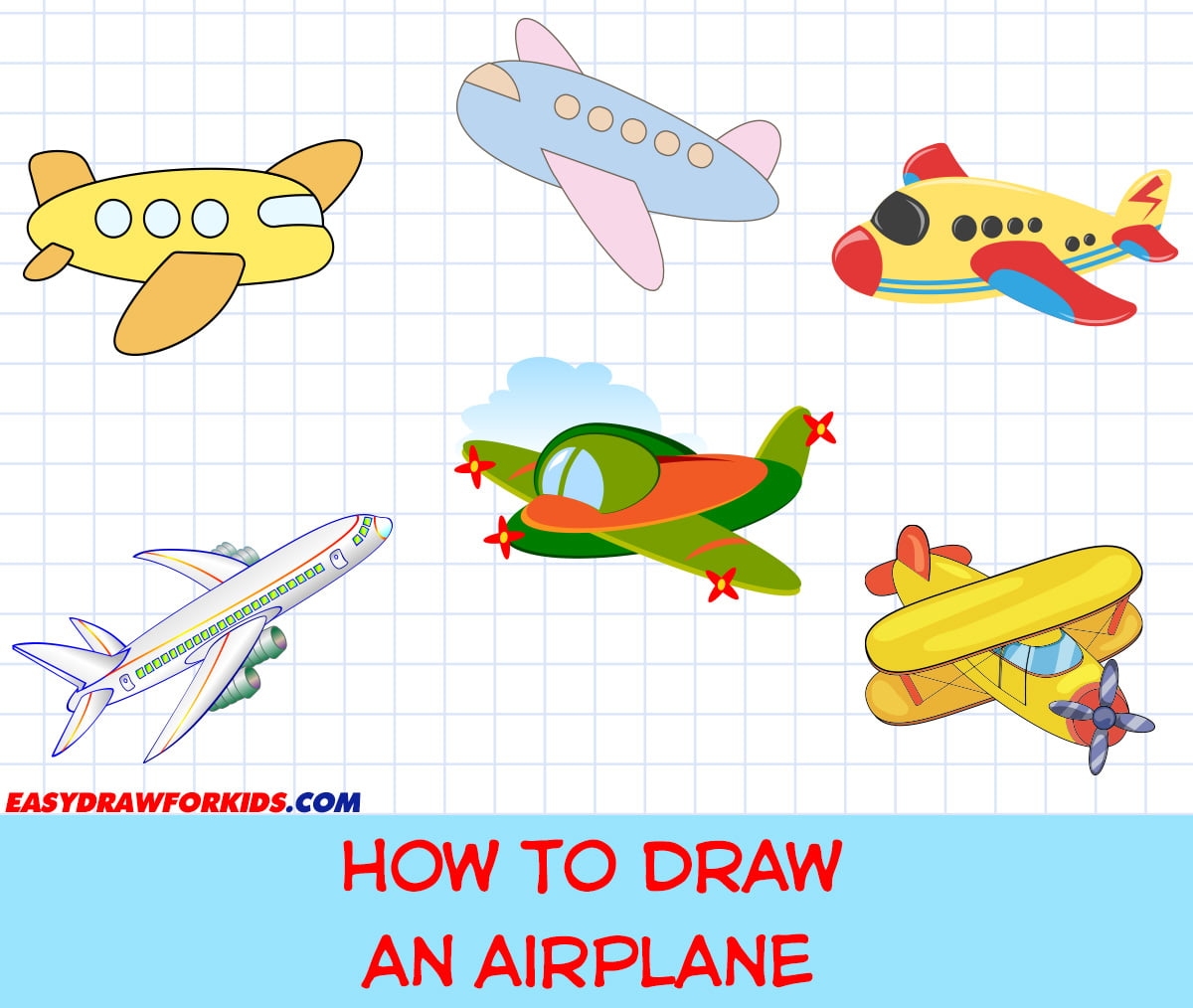 how to draw aircraft