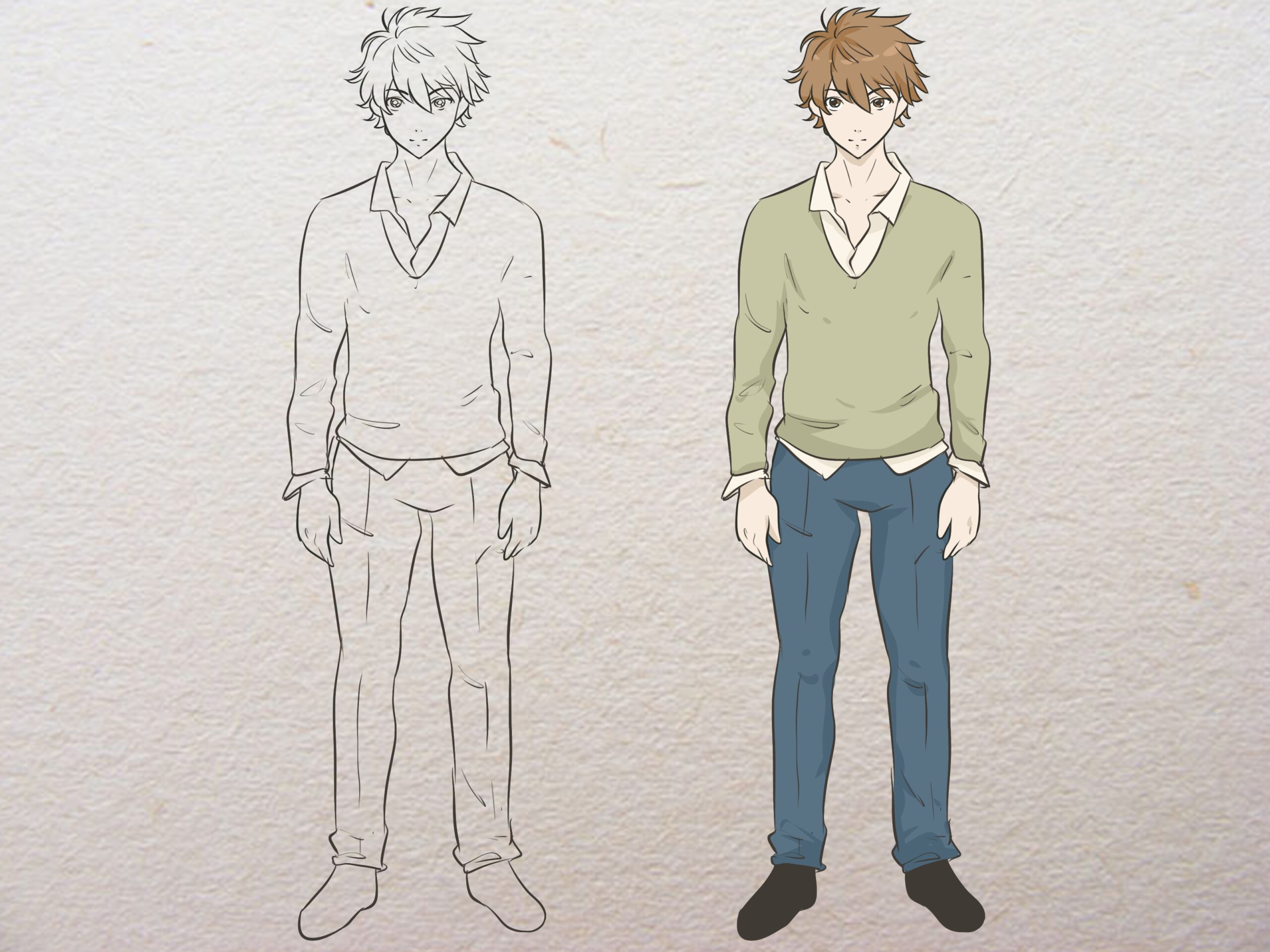 How To Draw An Anime Body A Simple Tutorial With Pictures