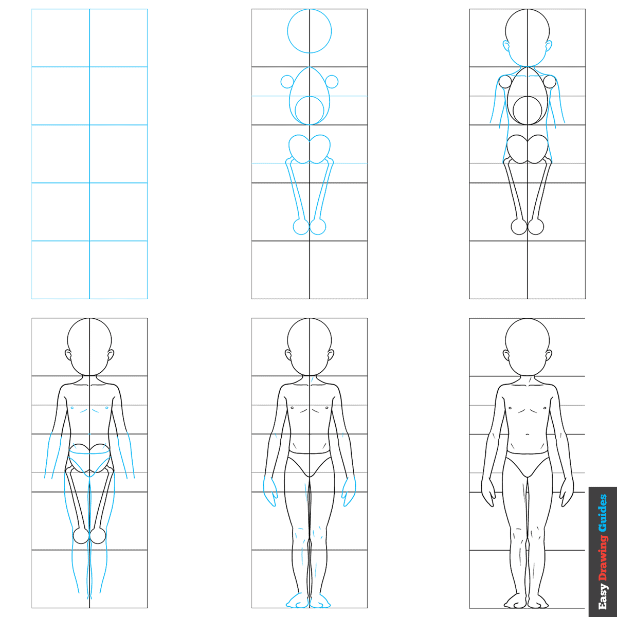 how to draw a anime body