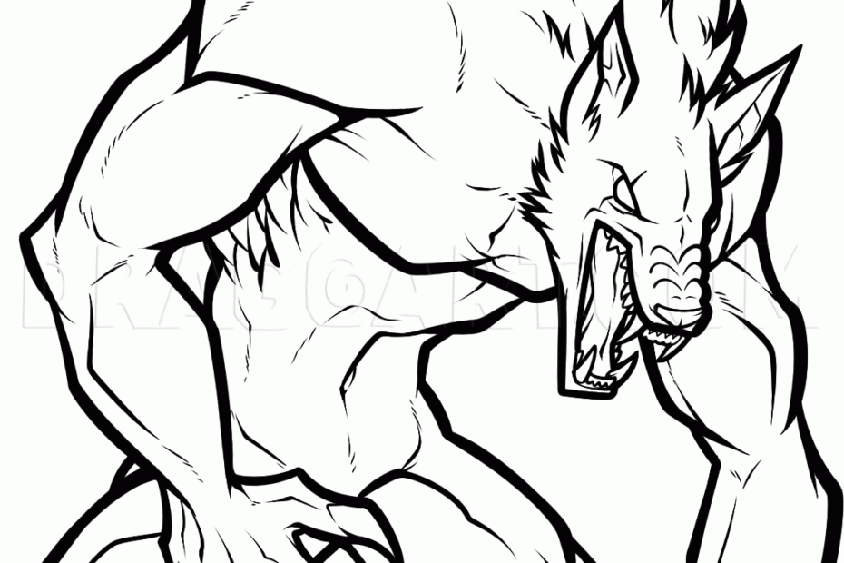 How To Draw An Anime Werewolf Drawing Step By Step By Dawn
