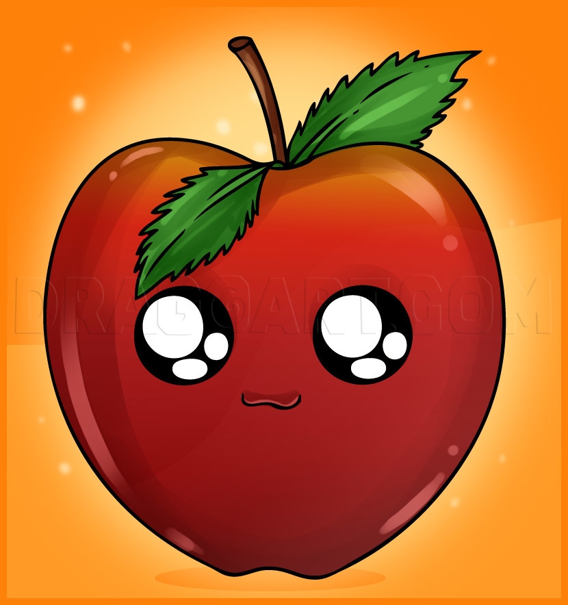 How To Draw An Apple Drawing Step By Step By Dawn DragoArt