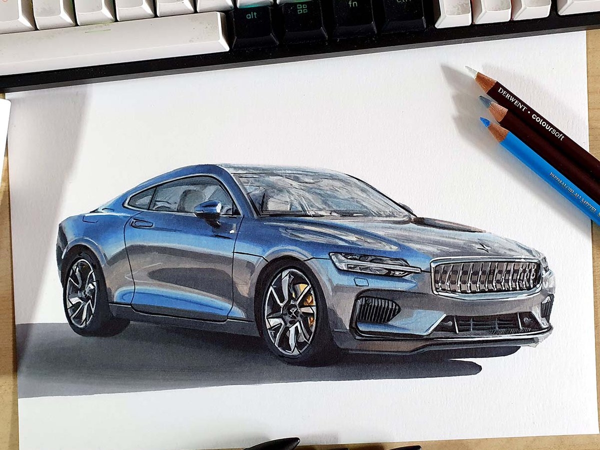 How To Draw An Easy AND Realistic Car Step by Step Tutorial