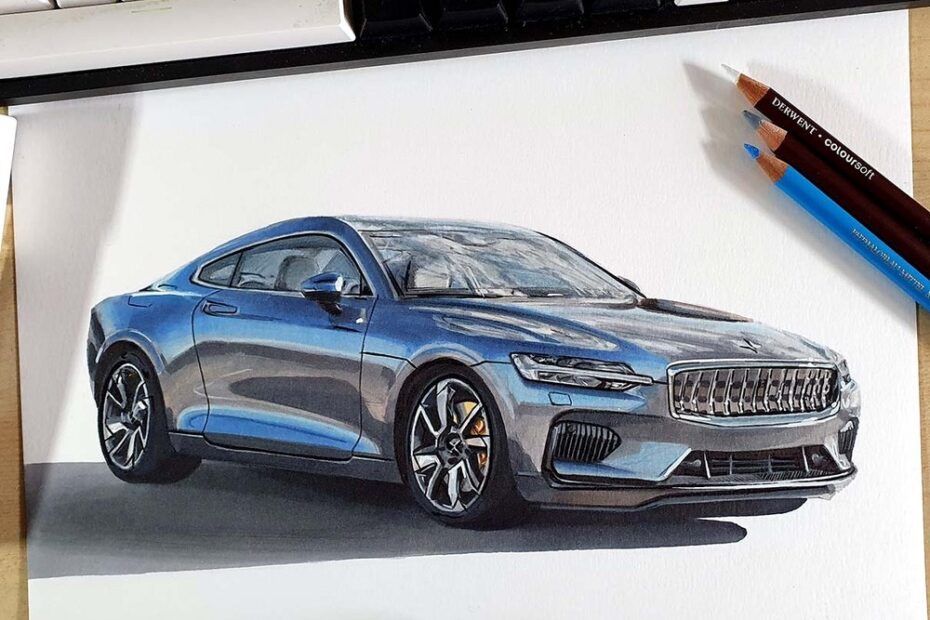 How To Draw An Easy AND Realistic Car Step by Step Tutorial