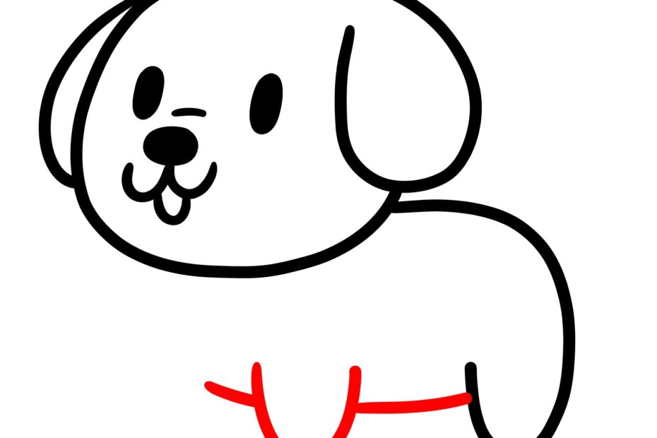 How To Draw An Easy Chibi Style Puppy For Beginners
