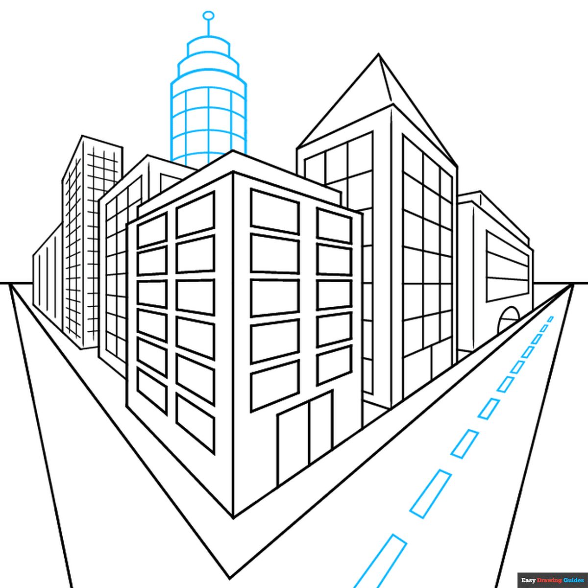 2 point perspective drawing