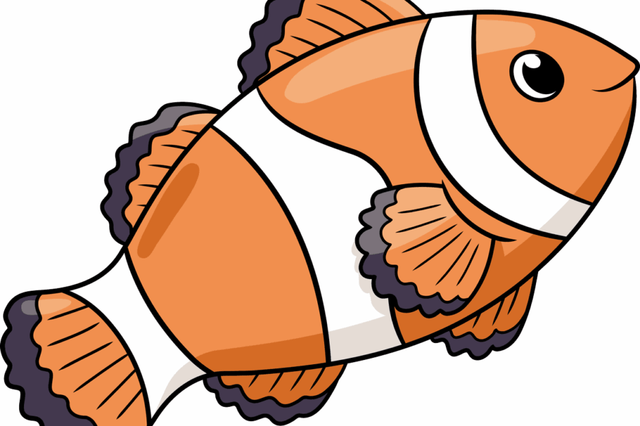 How To Draw An Easy Clownfish Really Easy Drawing Tutorial