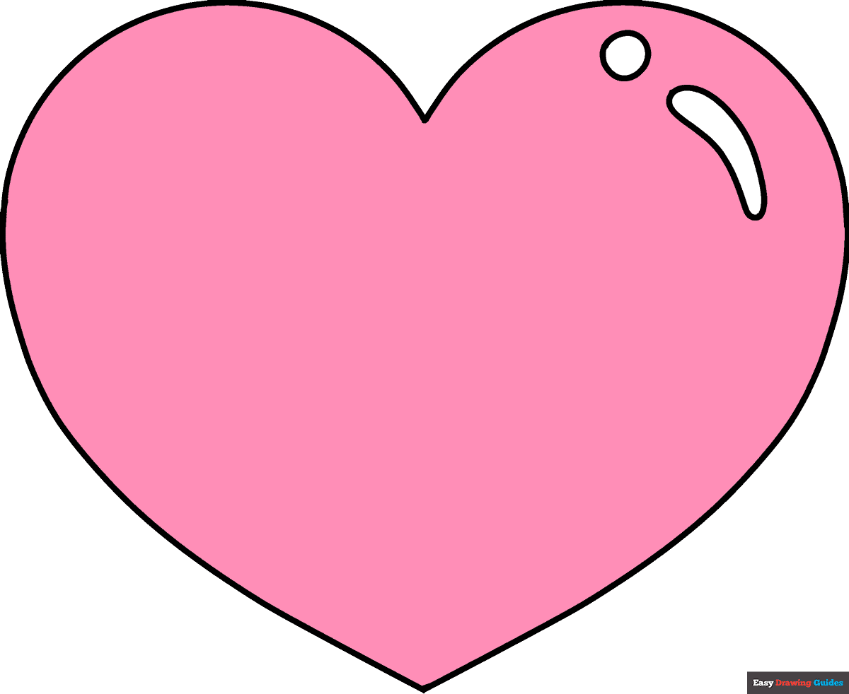 How To Draw An Easy Heart Really Easy Drawing Tutorial