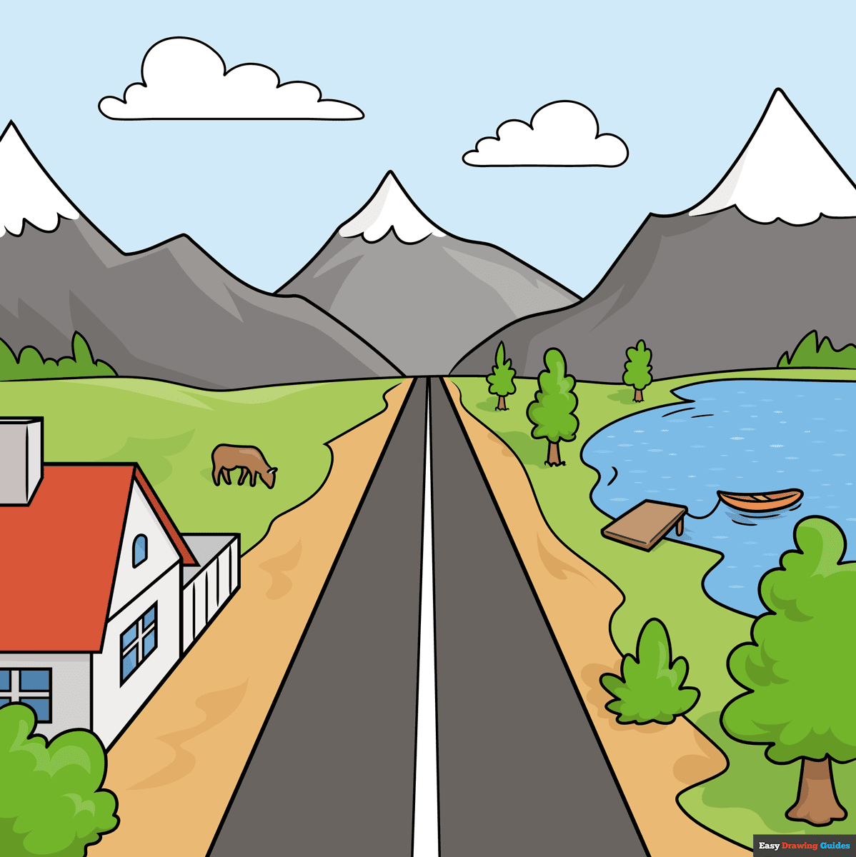 landscape drawing
