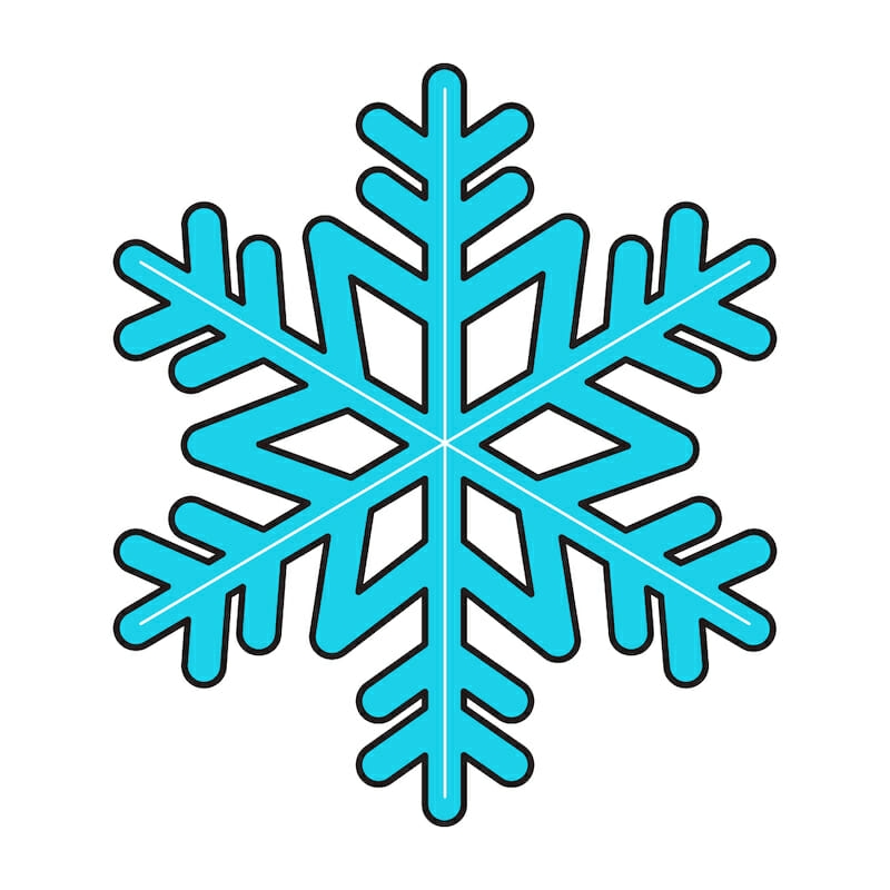 How To Draw An Easy Snowflake Step by Step Video Tutorial