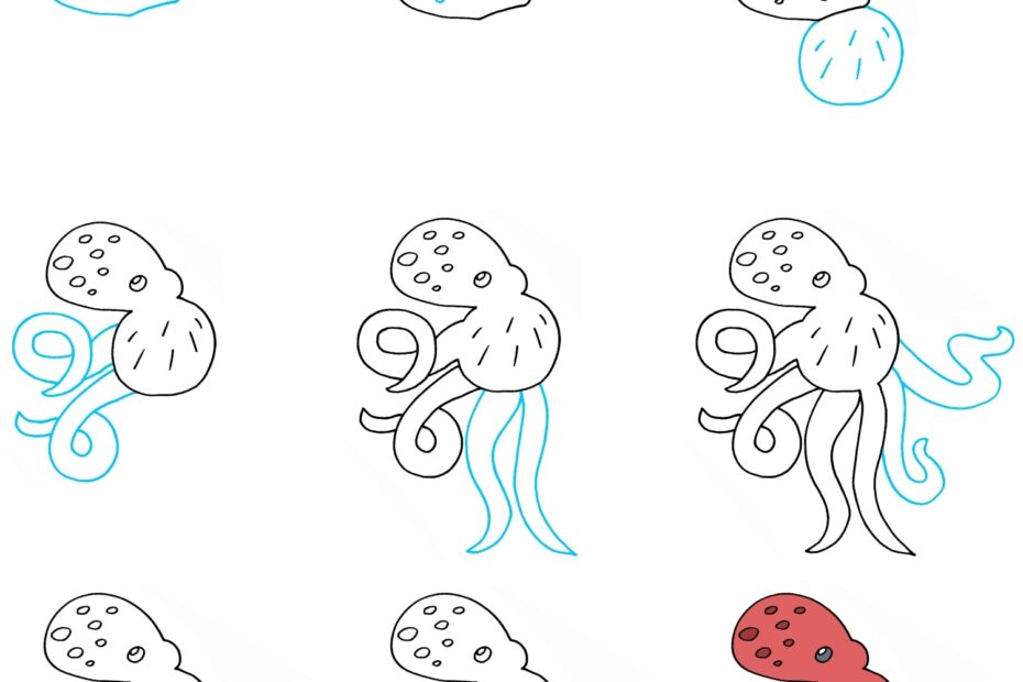 How To Draw An Octopus How To Draw Easy