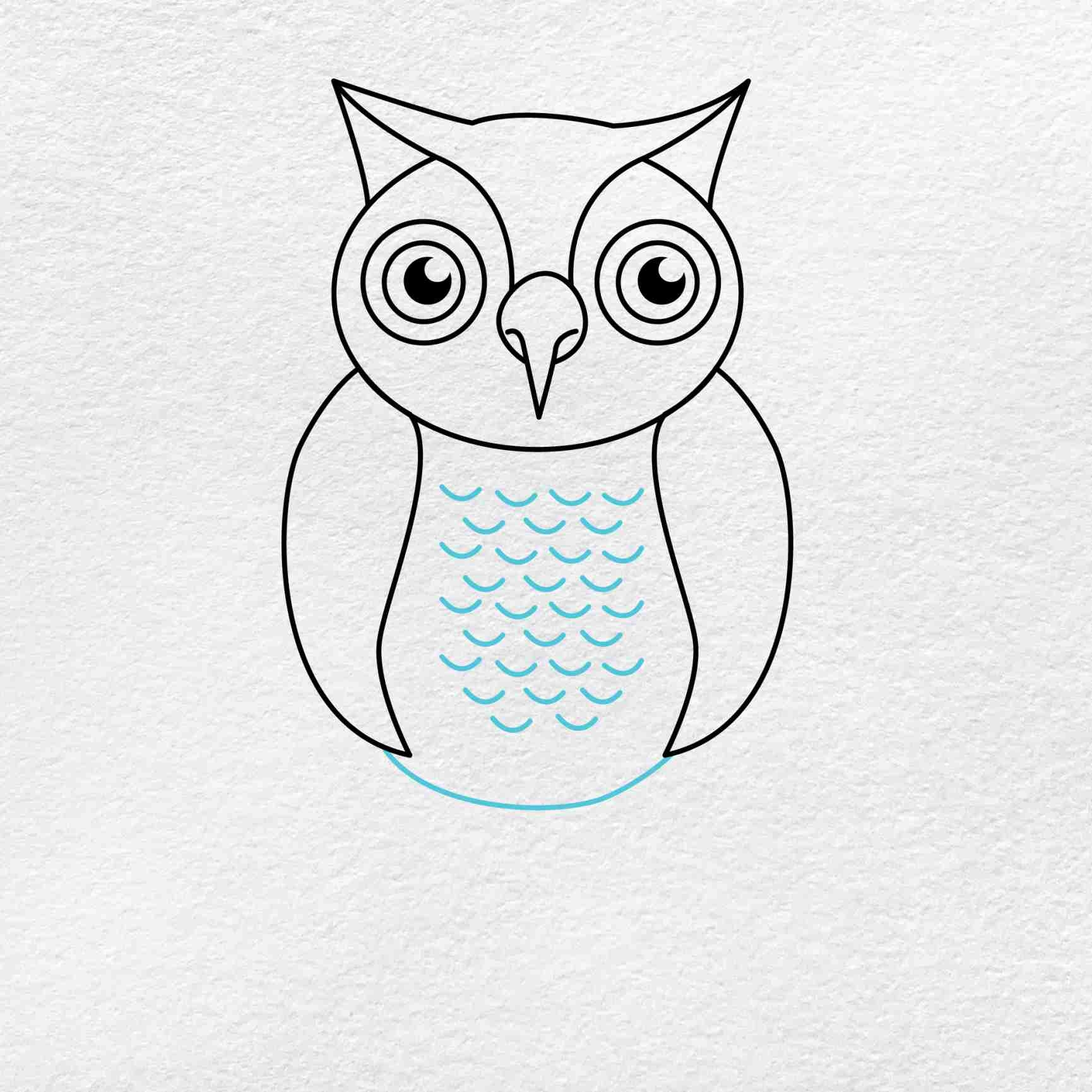 How To Draw An Owl HelloArtsy