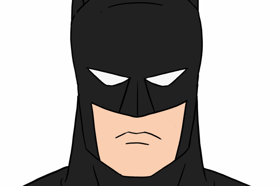 How To Draw Batman s Head Easy Drawing Guides