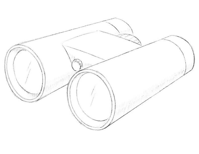 How To Draw Binoculars
