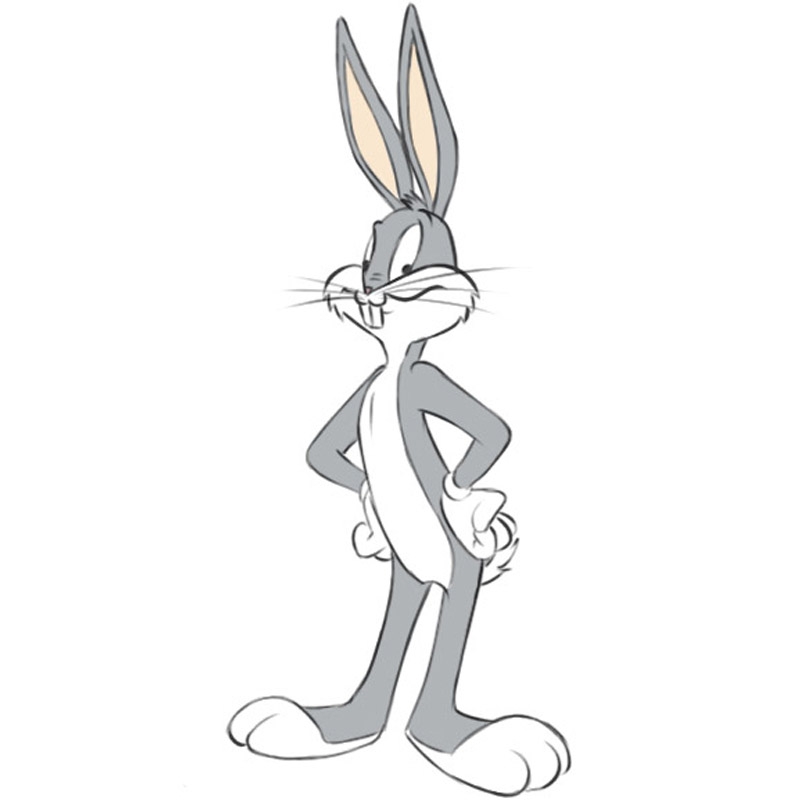 How To Draw Bugs Bunny Easy Drawing Art
