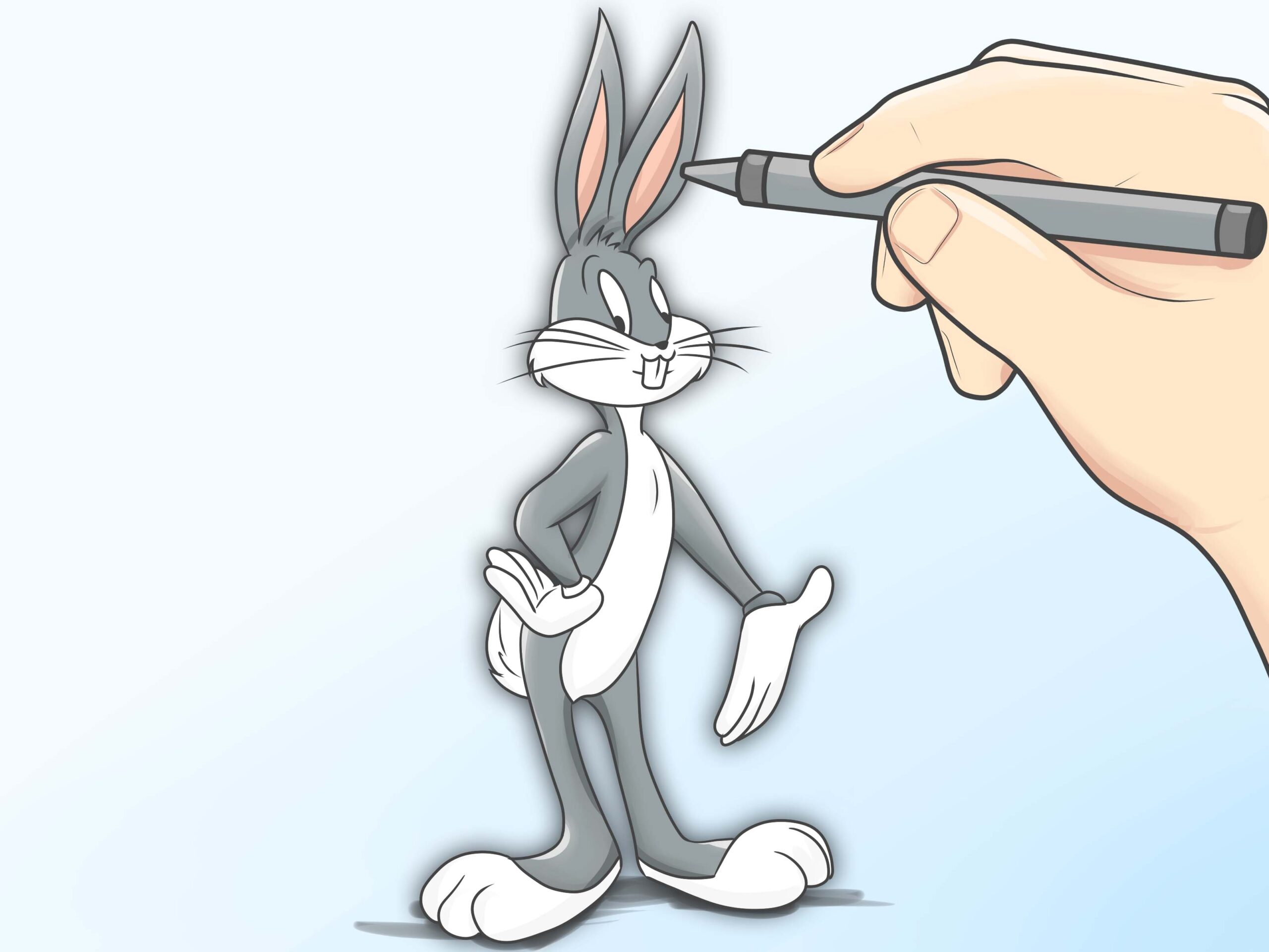 How To Draw Bugs Bunny with Pictures WikiHow