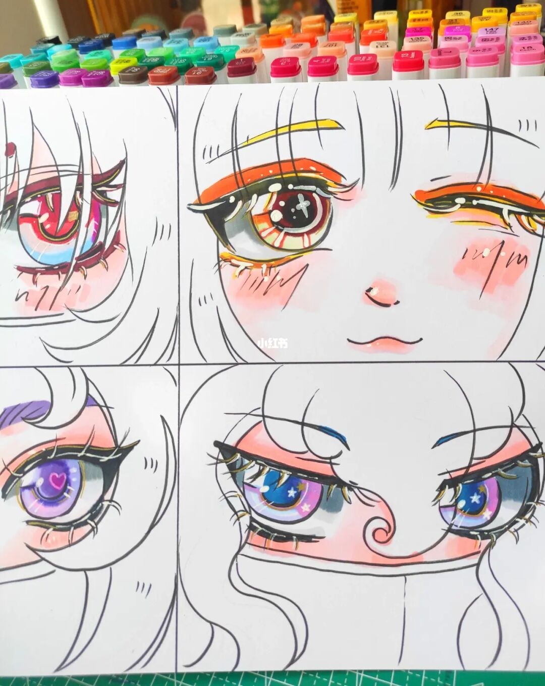 How To Draw Cartoon Eyes With ArtBeek Markers ArtBeek