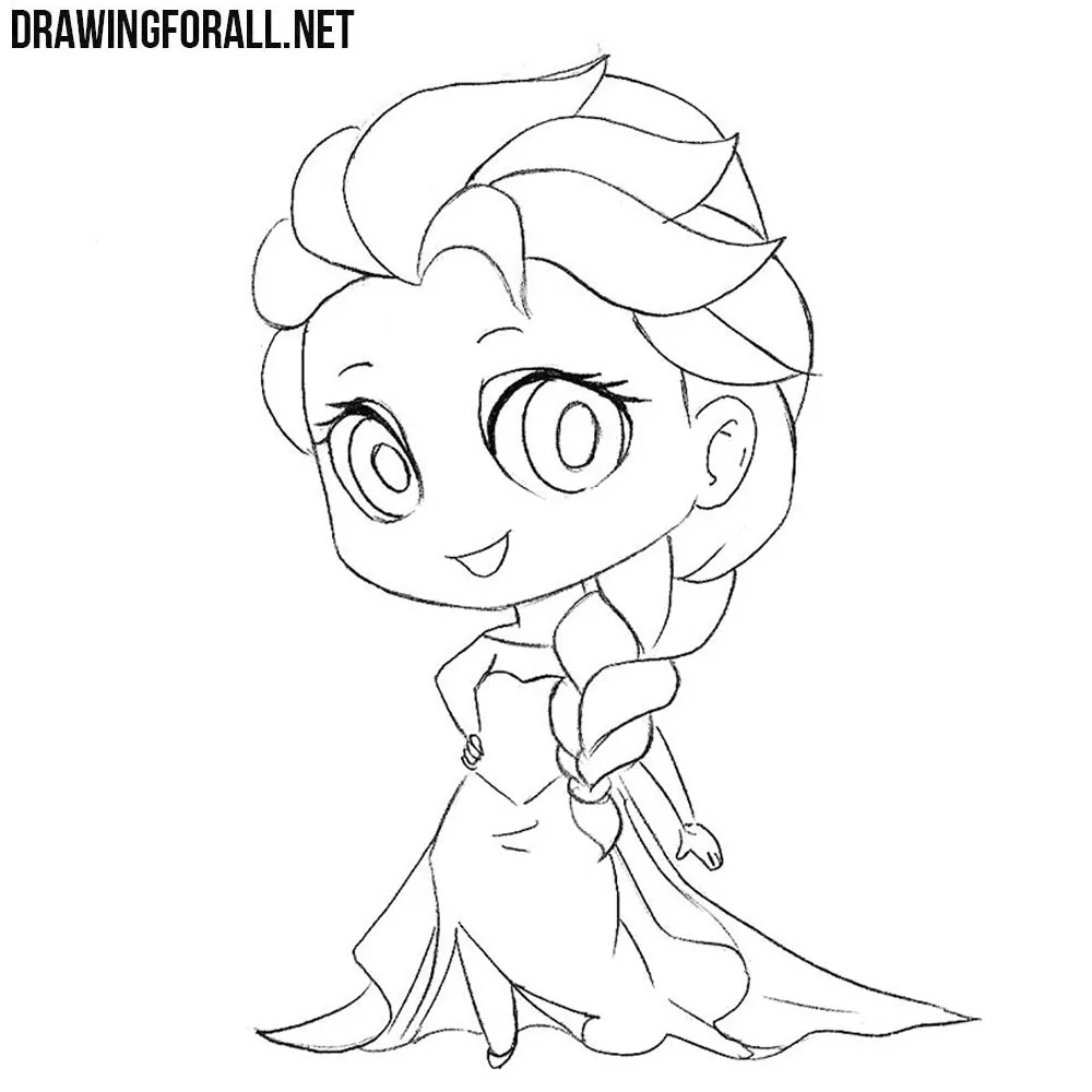 elsa drawing