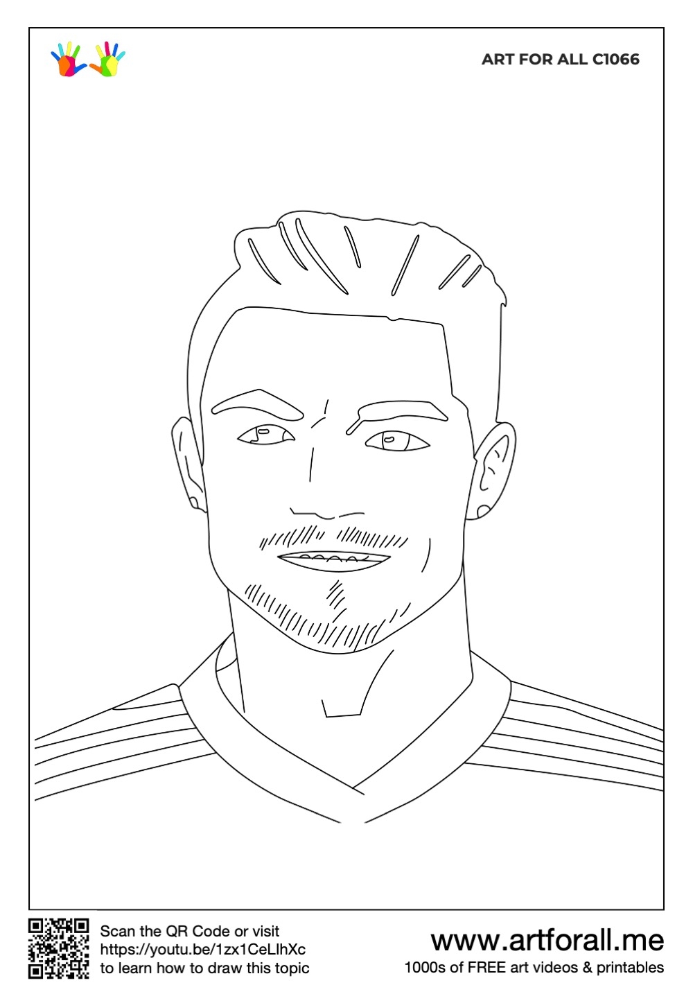 How To Draw Cristiano Ronaldo