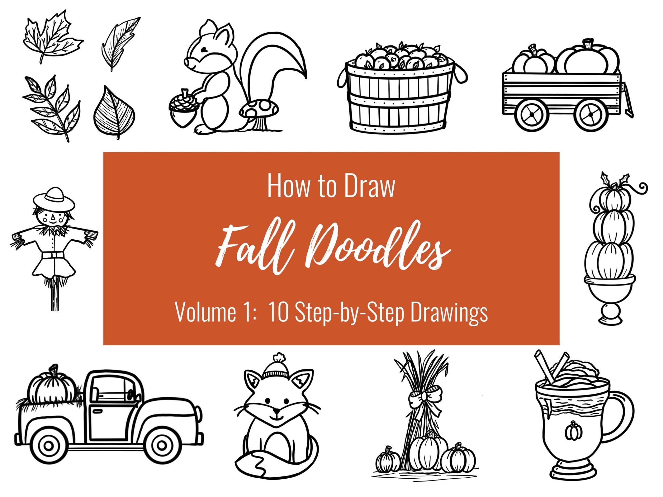 cute fall drawings