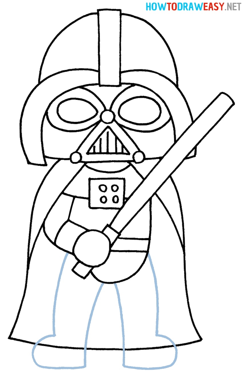 How To Draw Darth Vader How To Draw Easy