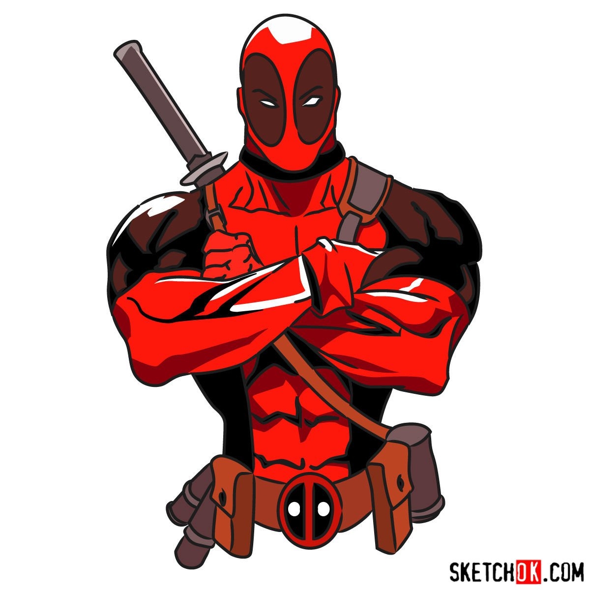 deadpool drawing