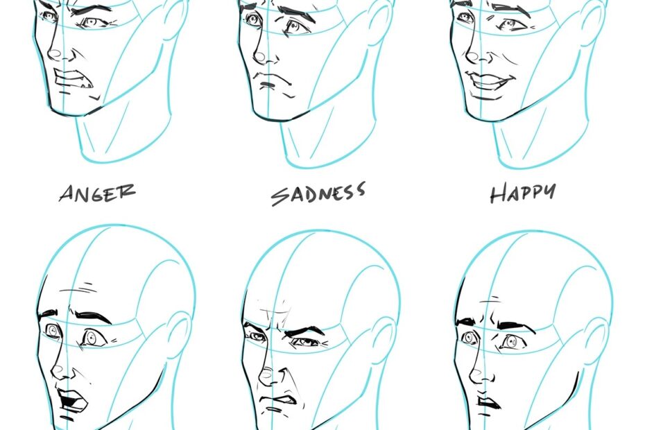 How To Draw Facial Expressions Tutorial Ram Studios Comics