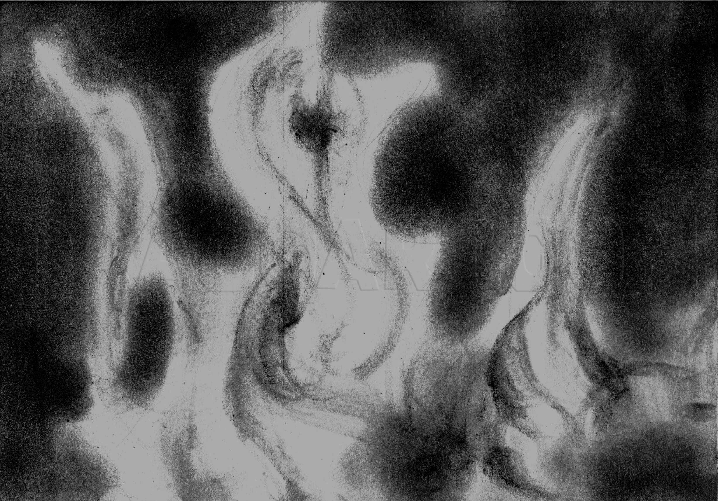 drawing on fire
