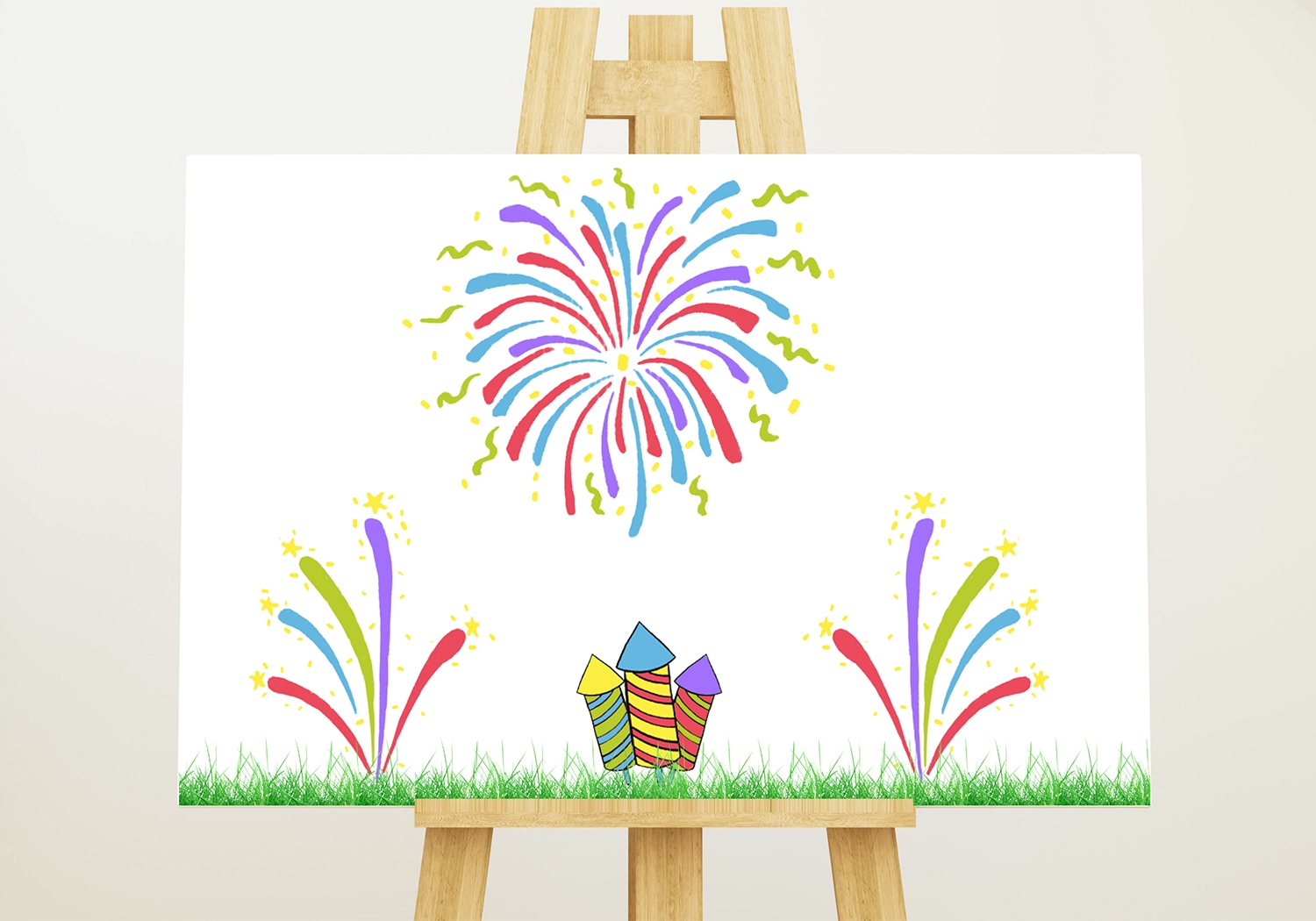 How To Draw Fireworks Design School