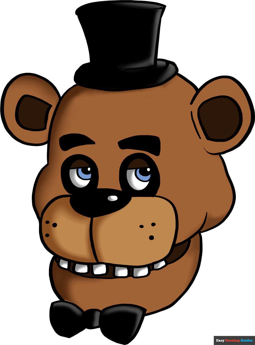 How To Draw Freddy Fazbear From Five Nights At Freddy s