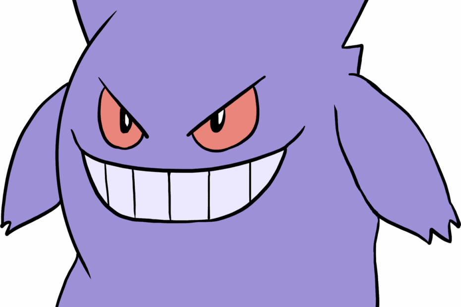 How To Draw Gengar From Pok mon Really Easy Drawing Tutorial