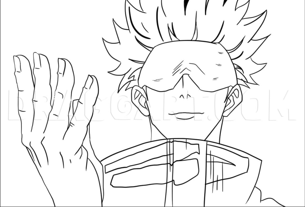gojo satoru drawing