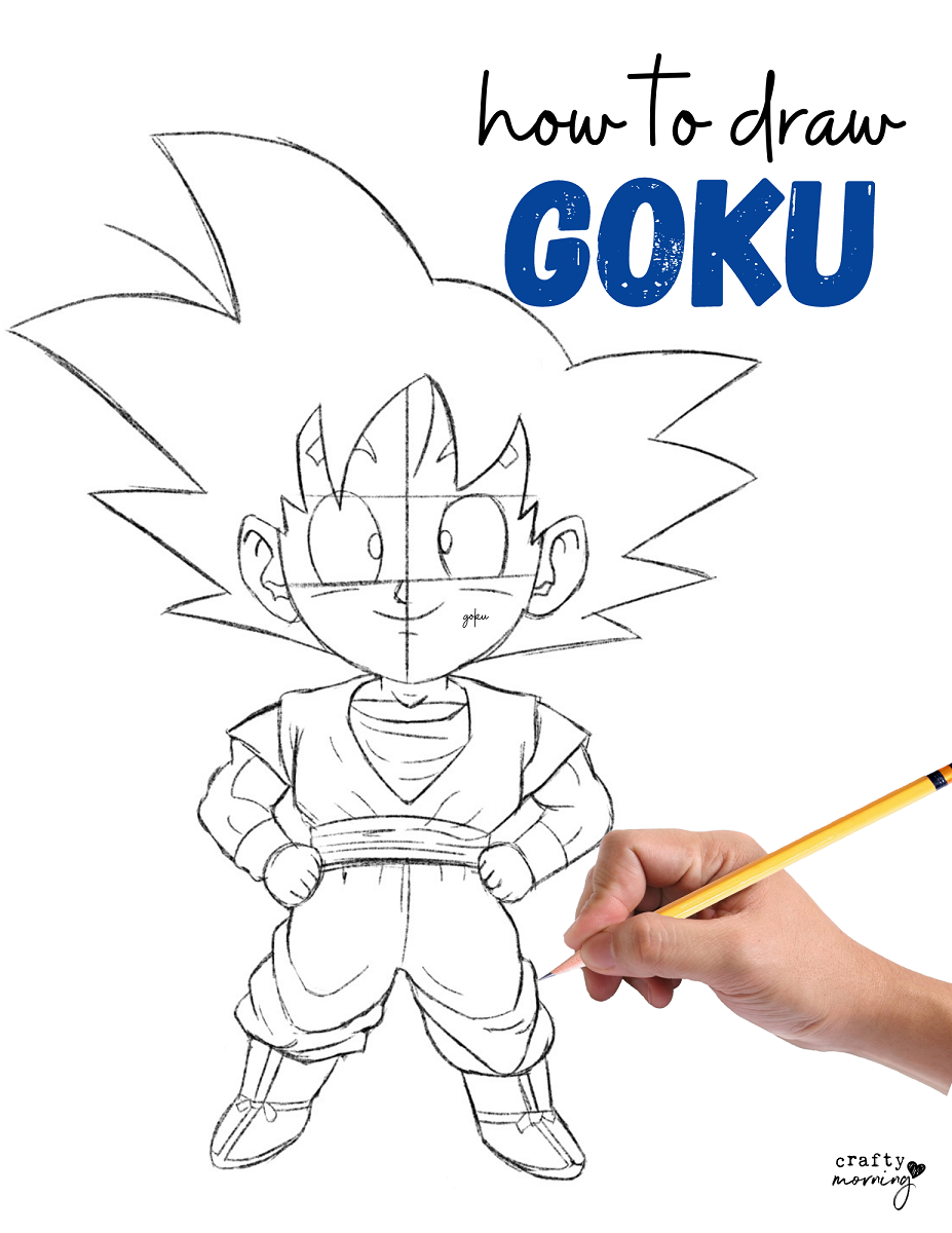 how do you draw goku