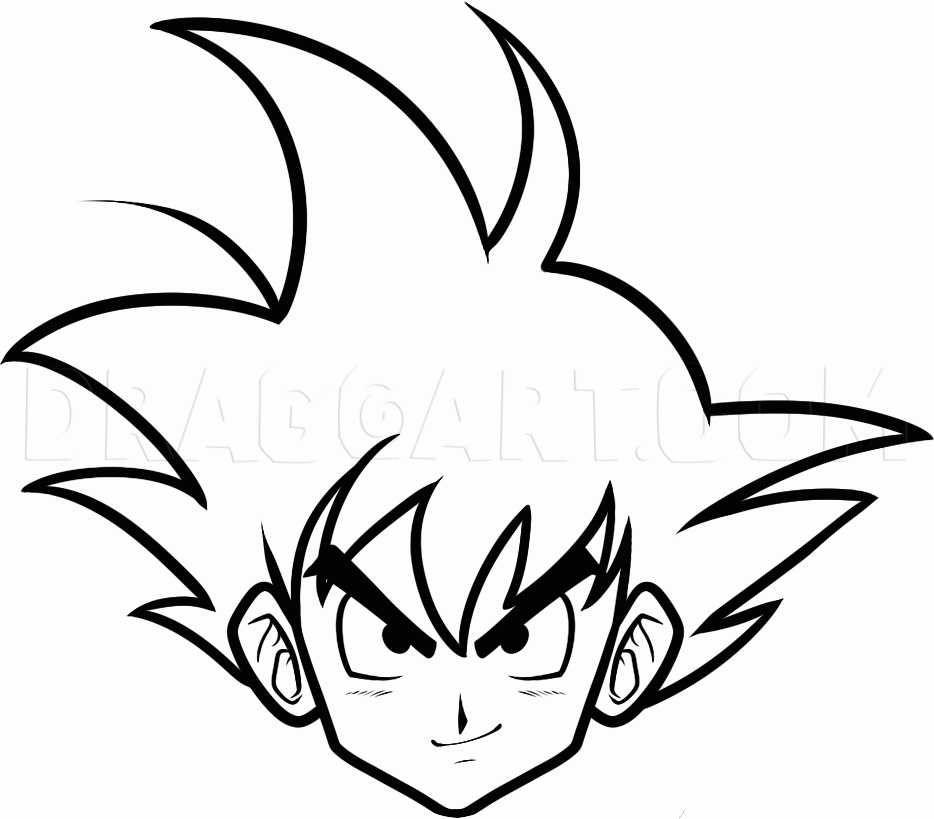 How To Draw Goku Easy Drawing Step By Step By Dawn DragoArt