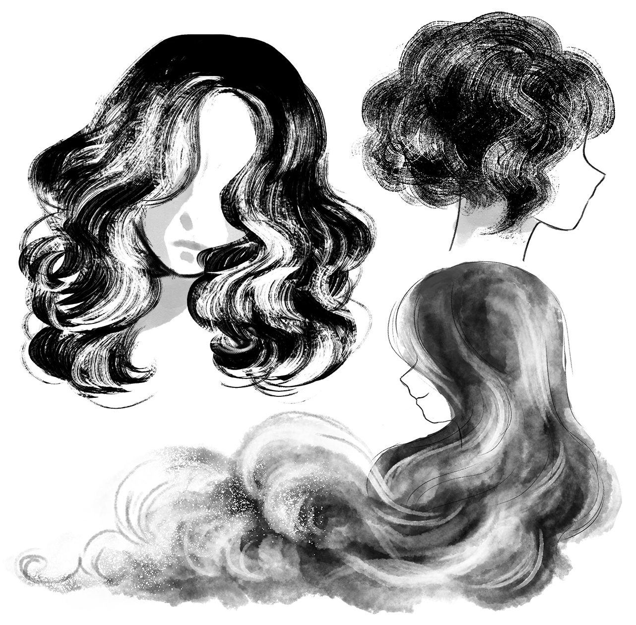 How To Draw Hair Art Rocket