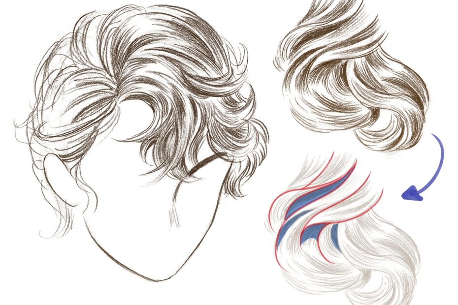 How To Draw Hair Art Rocket