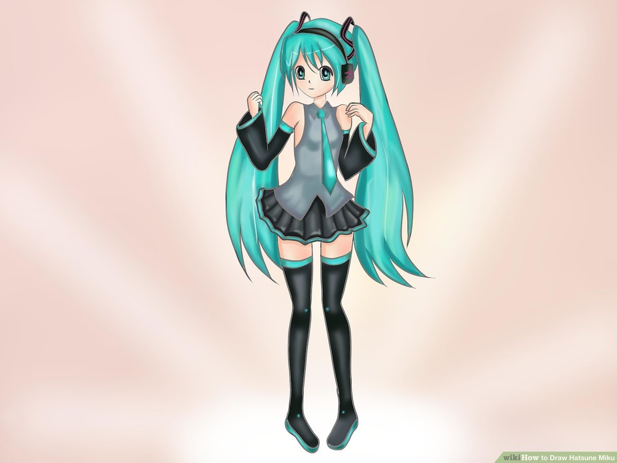 How To Draw Hatsune Miku with Pictures WikiHow