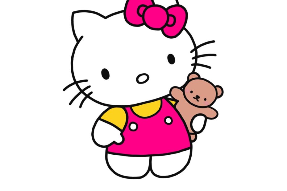 How To Draw Hello Kitty Step by step With Simple And Easy Drawing