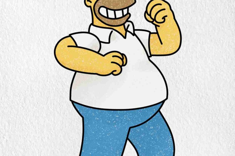 How To Draw Homer Simpson HelloArtsy