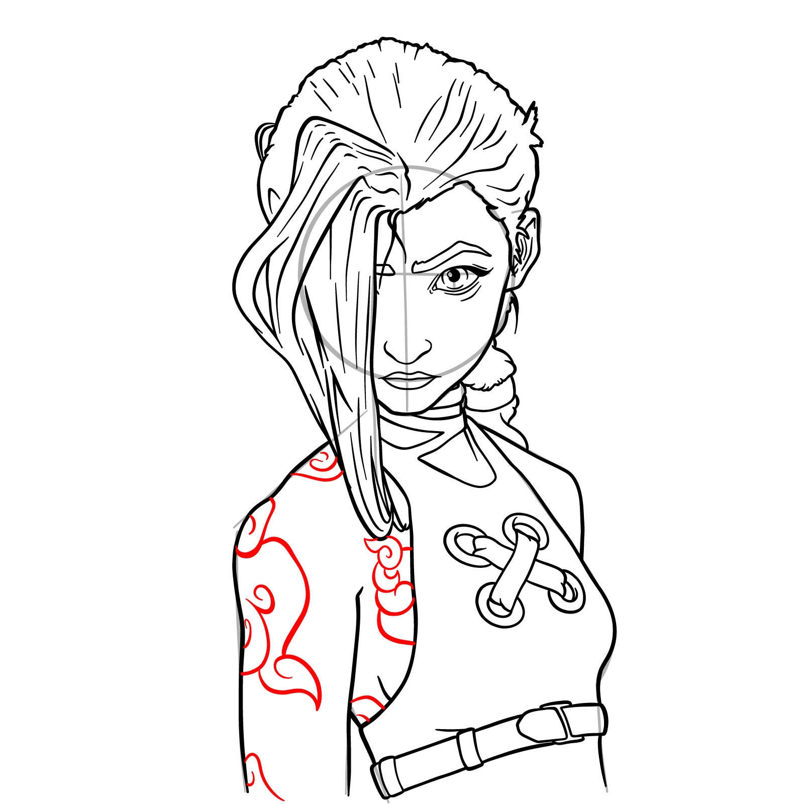 How To Draw Jinx From Arcane Nailing Her Fierce Look