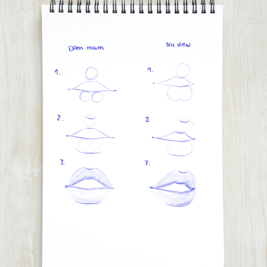How To Draw Lips Step by Step Art In General