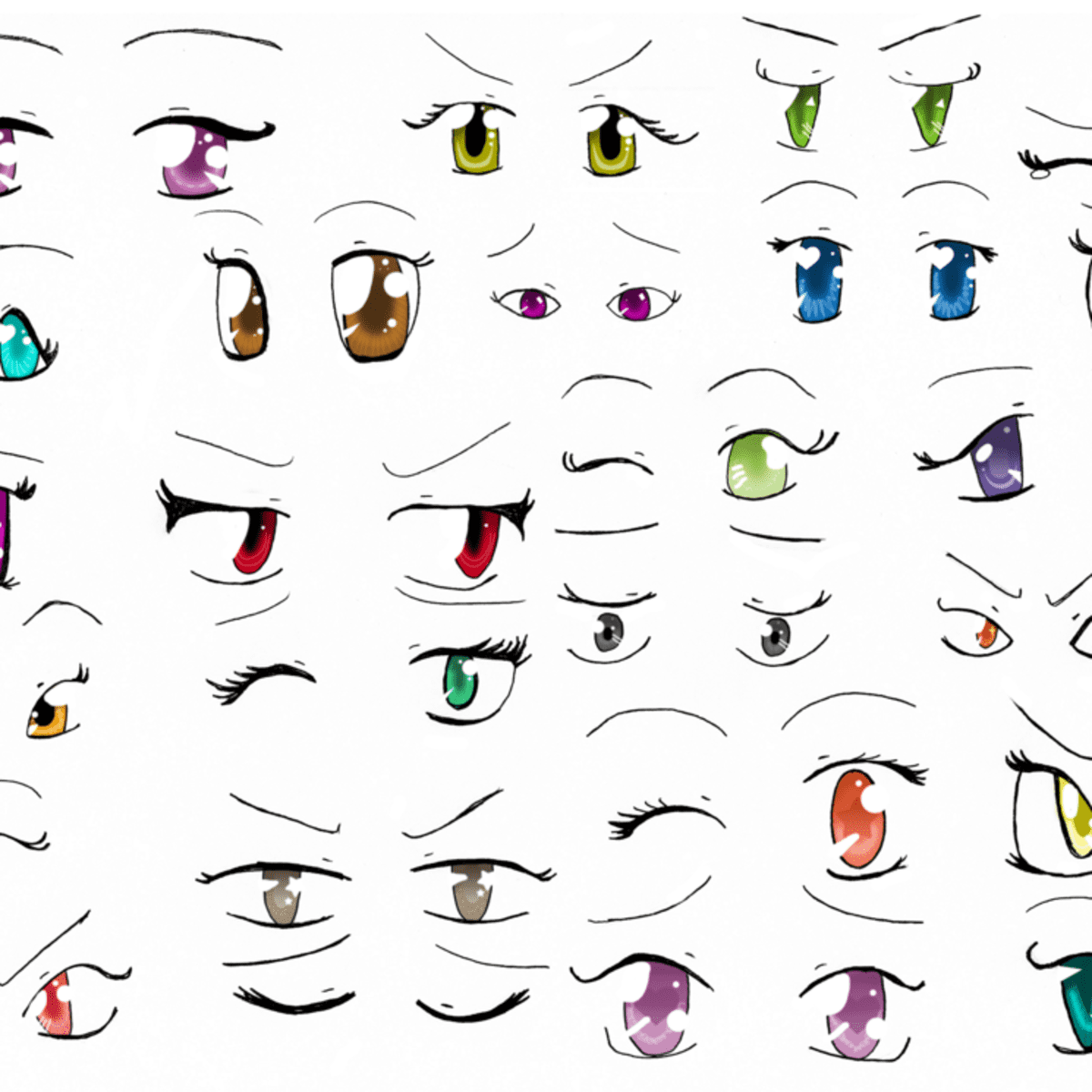 How To Draw Manga Style Eyes HubPages
