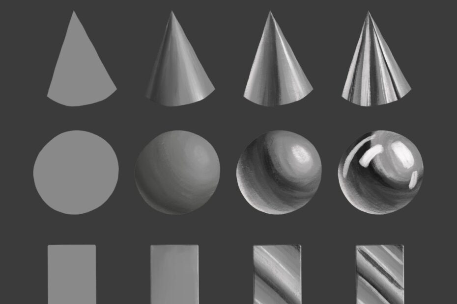 How To Draw Metallic Surfaces The Easy Way Bardot Brush