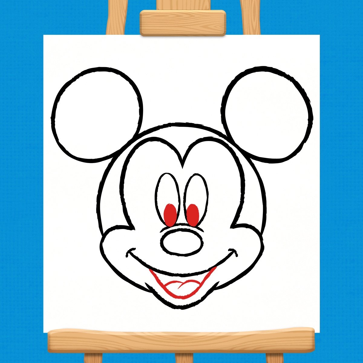 How To Draw Mickey Mouse