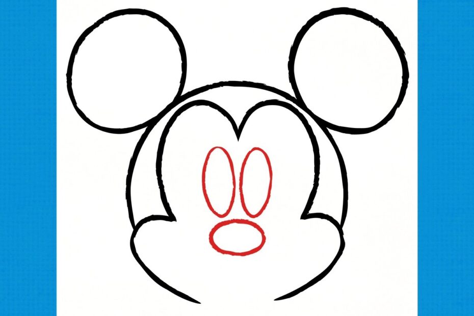 How To Draw Mickey Mouse