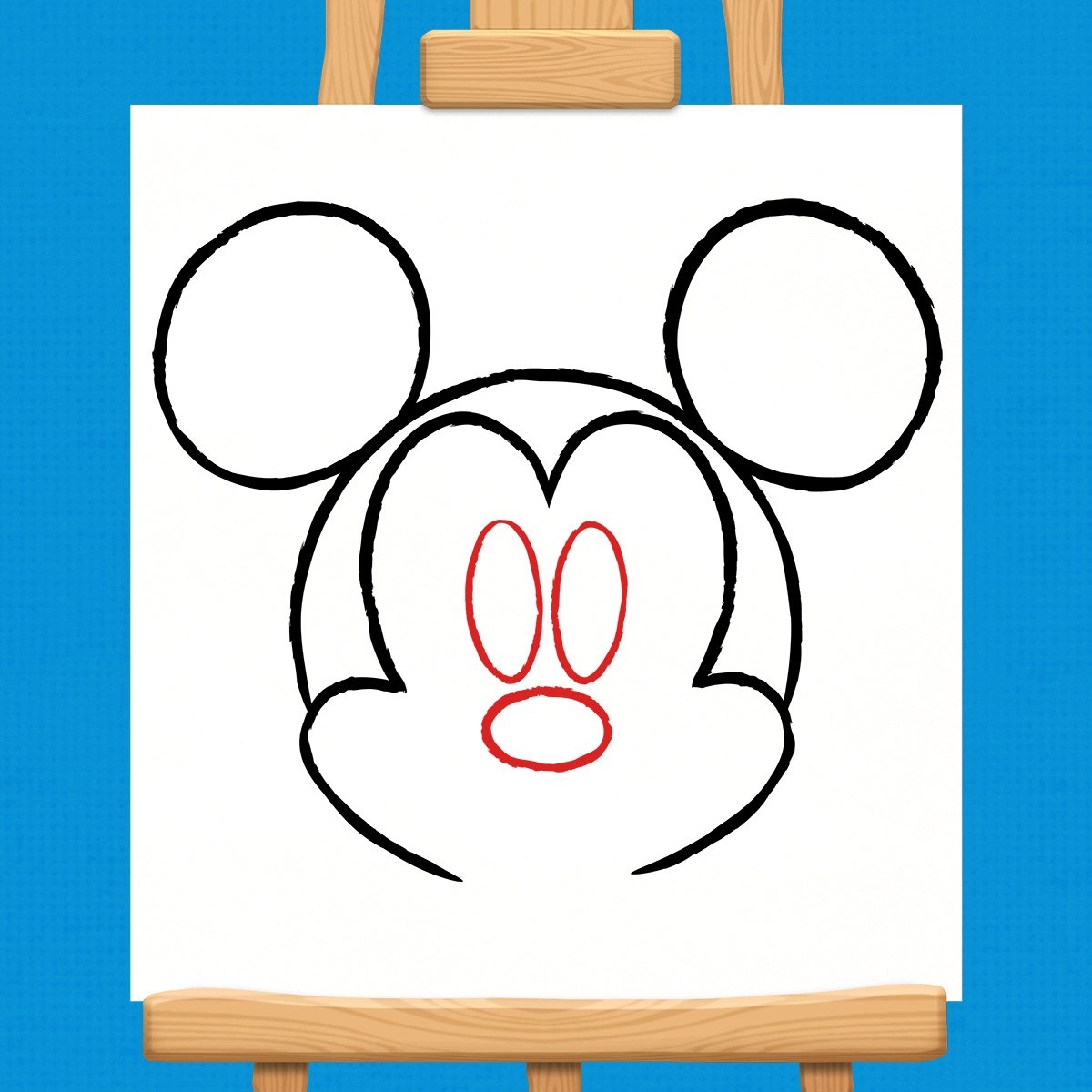 How To Draw Mickey Mouse