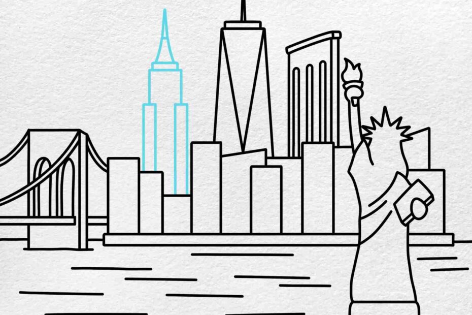 How To Draw New York City HelloArtsy