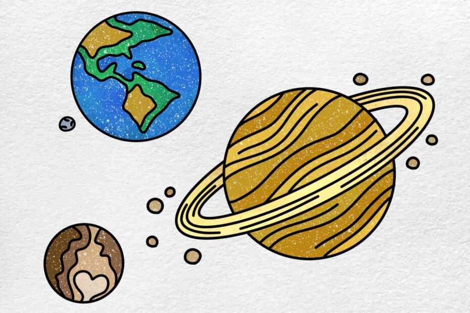 How To Draw Planets HelloArtsy