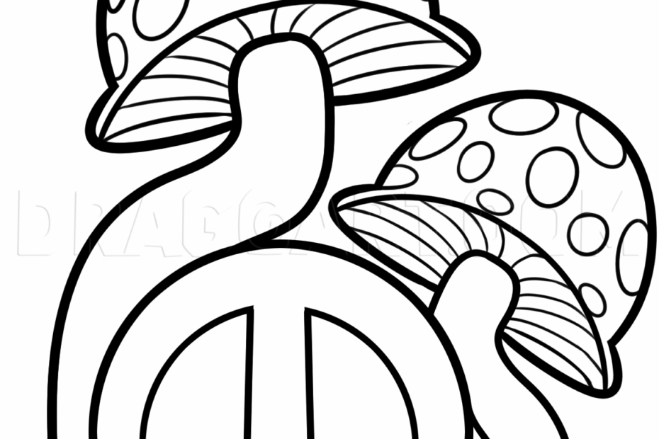 How To Draw Psychedelic Art Drawing Step By Step By Dawn DragoArt