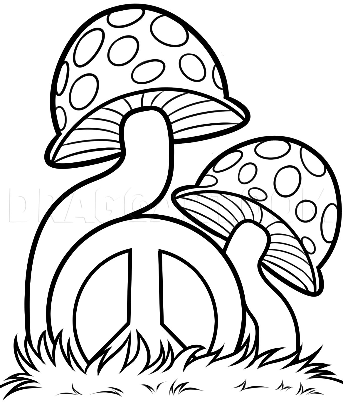 How To Draw Psychedelic Art Drawing Step By Step By Dawn DragoArt